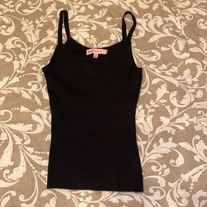 Black sweater tank
